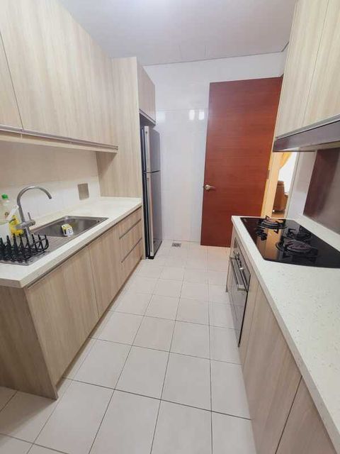 Kitchen seen from the doorway